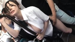 Brunette Aimi Yoshikawa need gets nailing wearing uniform