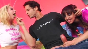 Facial along with busty latina amateur Veronique Vega