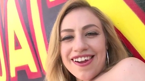Raw hard pounding with beautiful blonde haired