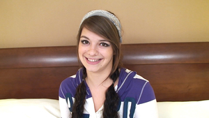 Exploited Teens: Pocahontas Jones rough throat fuck XXX video