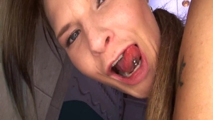 Very kinky Tarra White bends over