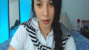Fucking along with young brunette