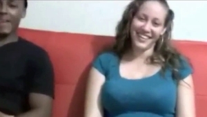Nailing booty latina amateur in mask
