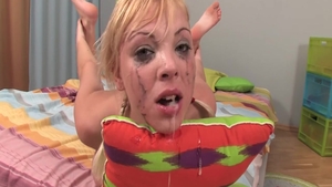 Gagging in the company of young babe