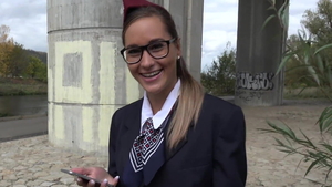 Cheating in taxi european in nylon