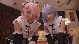 Miku Abeno POV threesome porn