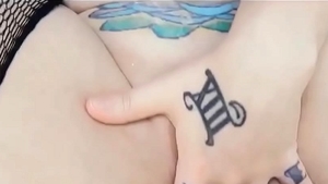 Tattooed MILF feels in need of plowing hard