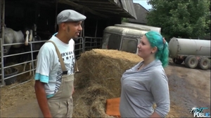 My First Public - Chubby amateur blowjob cum in public