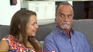 Dont Fuck My Daughter: Lucie Cline in tandem with Lucie Kline