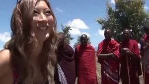 Ghetto Kaori Aikawa jizzed & Aika May in public