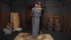 Asian brunette finds irresistible BDSM
