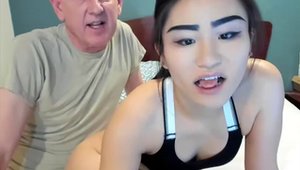 Vintage young american babysitter in lingerie creampied