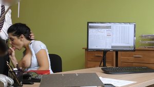 Loan 4K - Alex Black plowed hard in office