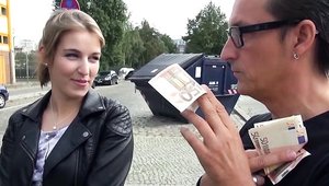 Bums Bus - Shaved Arianna Love raw missionary sex in van