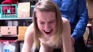 Hardcore good fucking accompanied by petite blonde babe