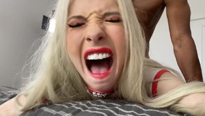 Slamming hard accompanied by cute babe