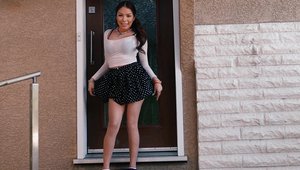Tiny 4k: Girl Samantha Parker feels up to hard pounding