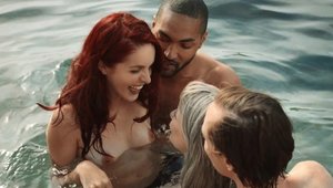 Lust Cinema: Amarna Miller amongst Vex Ashley in the pool