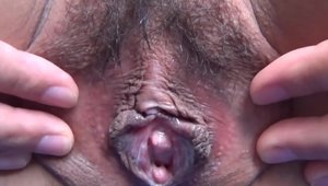 Hard pounding with wet japanese