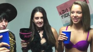 Dare Dorm - Goes wild on cock at the party