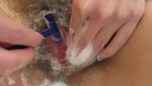 Hairy extreme pussy eating