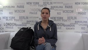 POV sloppy fucking along with young czech teen