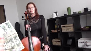 POV hard slamming escorted by busty czech brunette