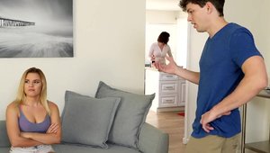 Bratty Sis: Young Aubrey Sinclair ass fucked sex tape